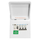 Axiom RCD Metal Garage/Workshop Consumer Unit 3 Way