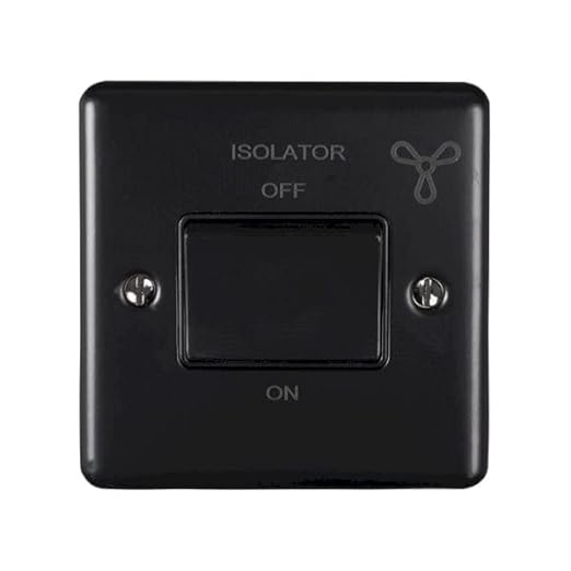 SHP Electrical Round Edge Matt Black Range 2 GANG 13AMP DP SWITCHED SOCKET MATT BLACK RANGE BLACK TRIM