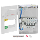 Axiom Metal Consumer Unit + 63A Type A RCD + 4 MCBs 4 Way