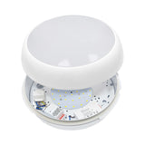 Emergency IP54 Round LED Bulkhead LUNASMD16EM3 LUNA 16W WHI BDY OPL DF IP54 1700L