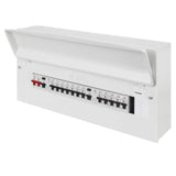 MK Sentry 15 Way Flexible Dual RCD Metal Clad Consumer Unit