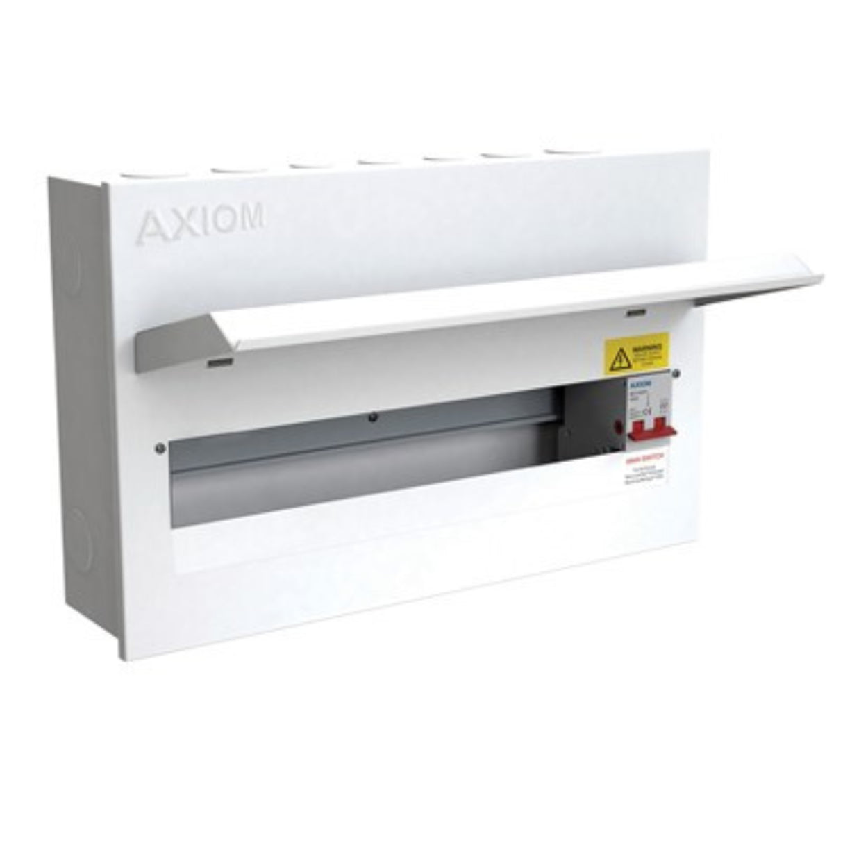 Axiom Metal Consumer Unit 18 Way (MCU18S) with 100A Main Switch