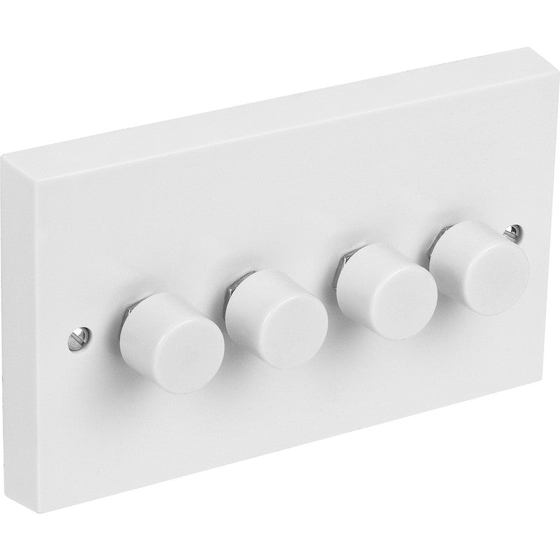 Axiom LED Dimmer Switch 4 Gang 2 Way