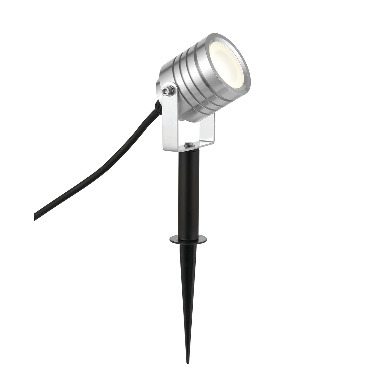 Luminatra spike silver IP65 4W cool white