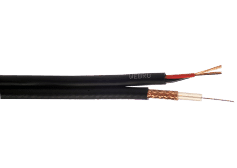 RG59 2 Core/shotgun PE Duct grade External 100m