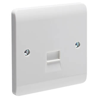 CRABTREE INSTINCT MASTER TELEPHONE SOCKET WHITE