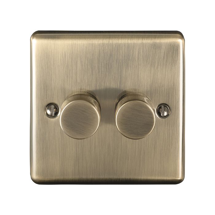 Enhance decorative 2 Gang Dimmer Switch