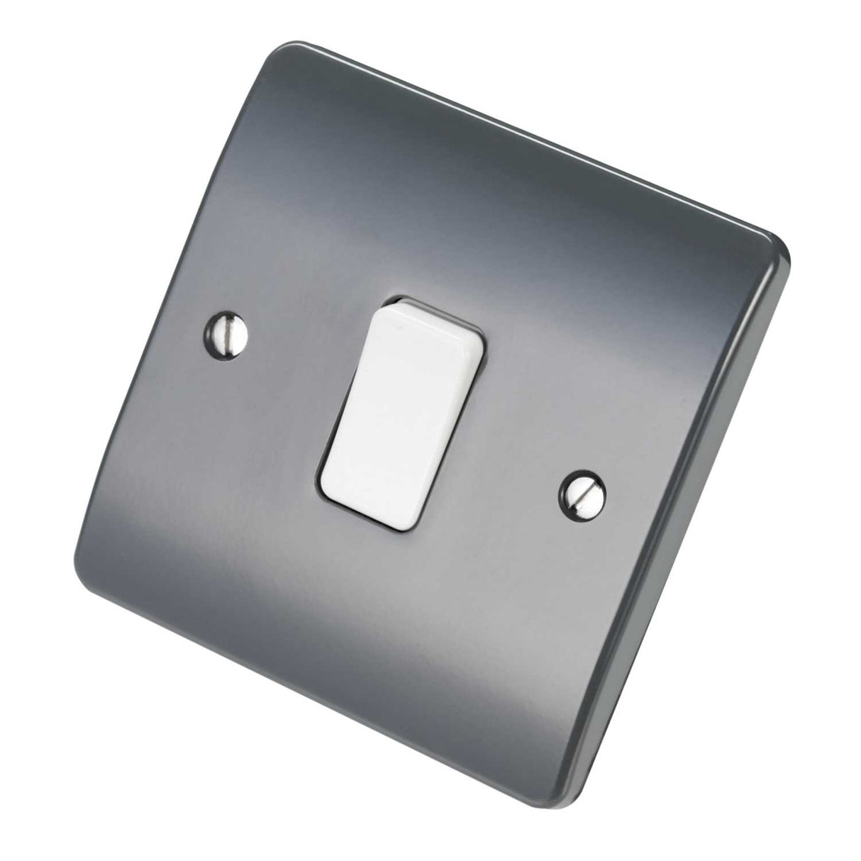 MK Logic Plus 10A 1 Gang 2 Way Light Switch Graphite