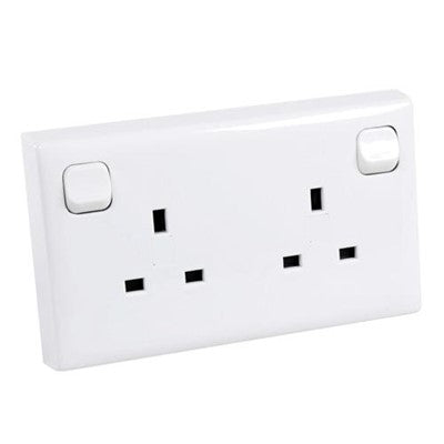 13A Socket Converter – 1 Gang to 2 Gang Switched Socket | Easy Installation & Safe Design