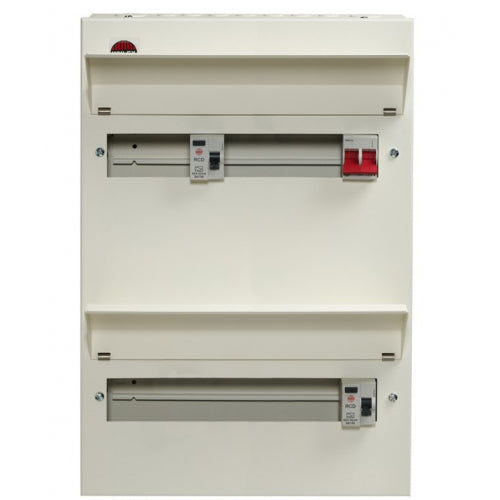 Wylex NMDRS26SSLMHIA 26way Split Load Metal Consumer Unit